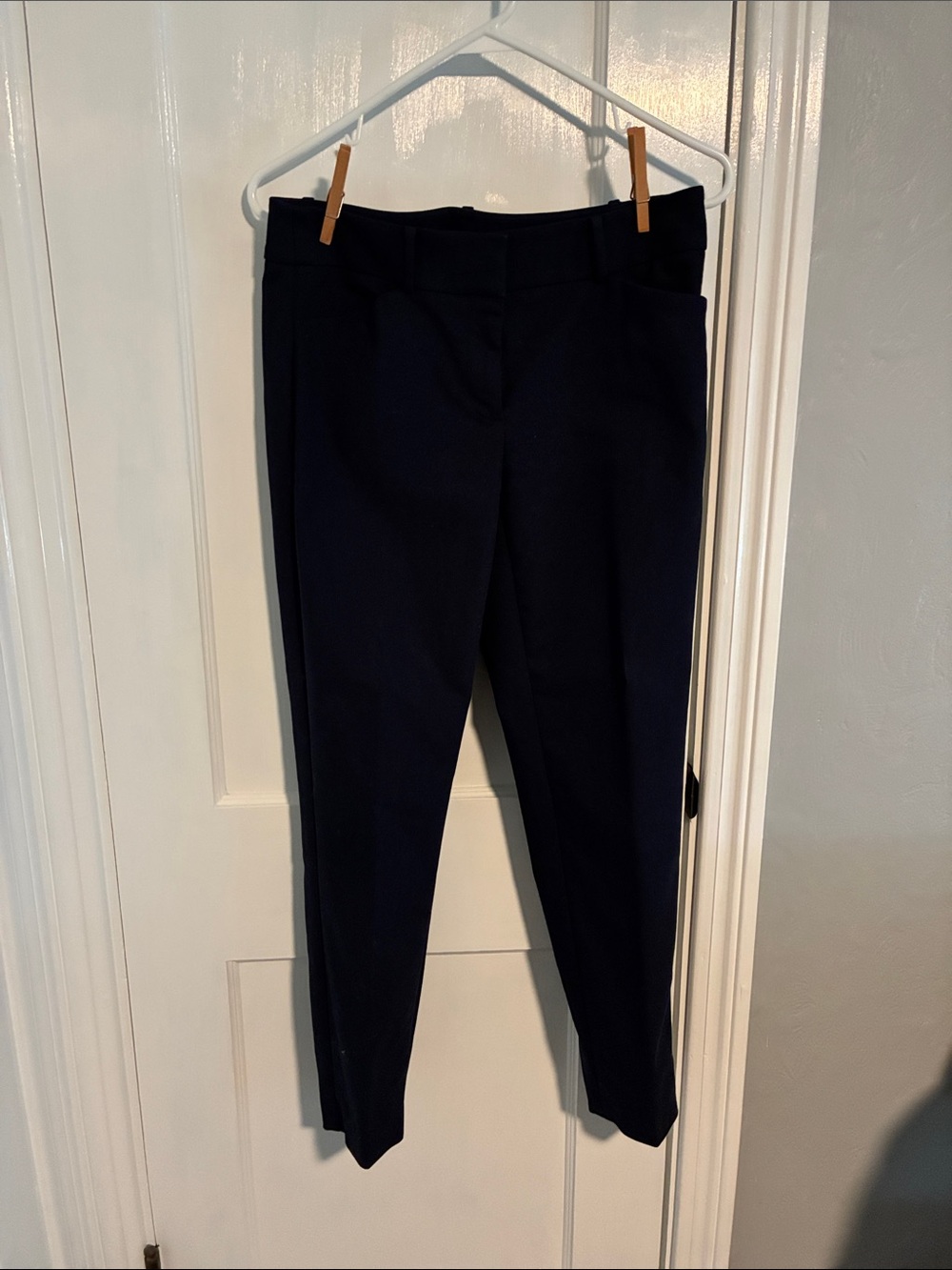 🩷LOFT Dark Navy Straight Leg Trousers